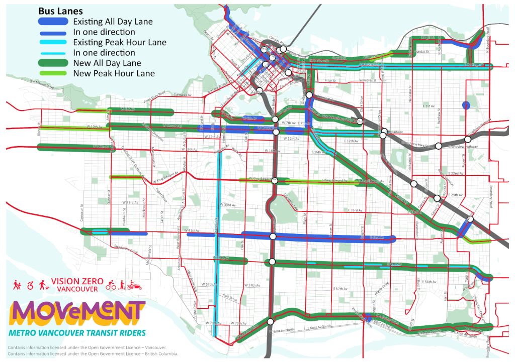 Vancouver City Council Unanimously Supports Bus Lanes Throughout&nbsp;Vancouver